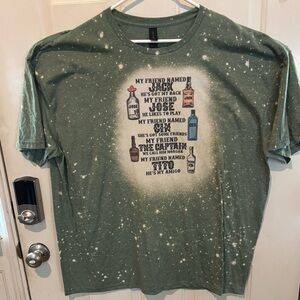 Green Graphic T-Shirt with Fun Print